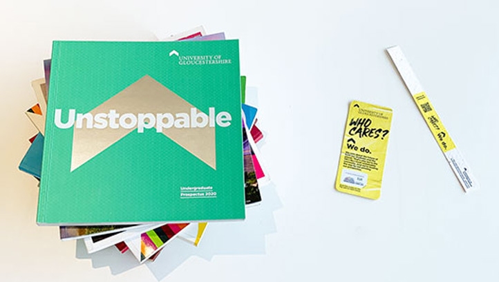 Research by the University of Gloucestershire found that around 2.5 million prospectuses are printed in the UK by universities annually